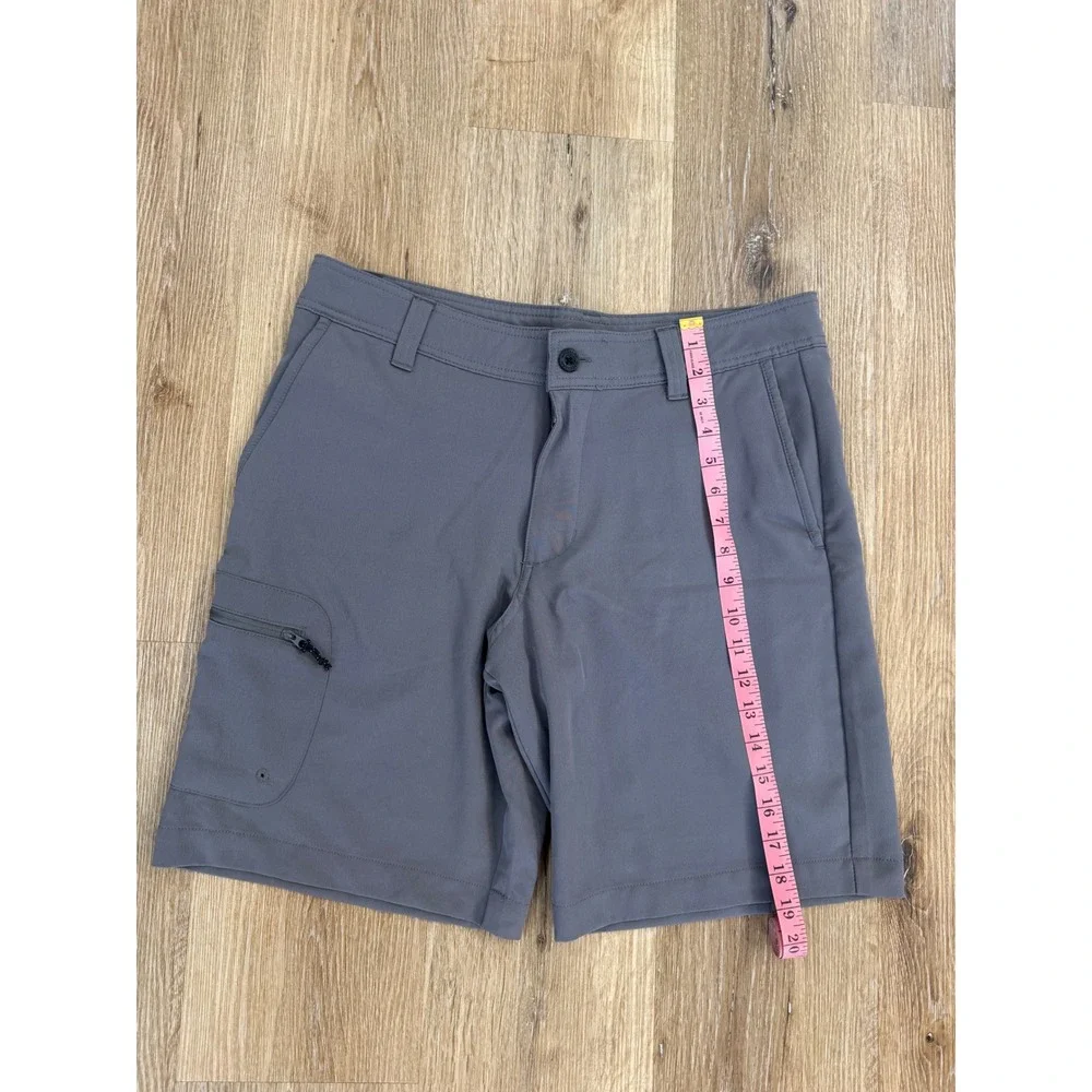 Magellan Outdoors Fish Gear Shorts Mens 32 Gray Performance Fishing Hiking Cargo